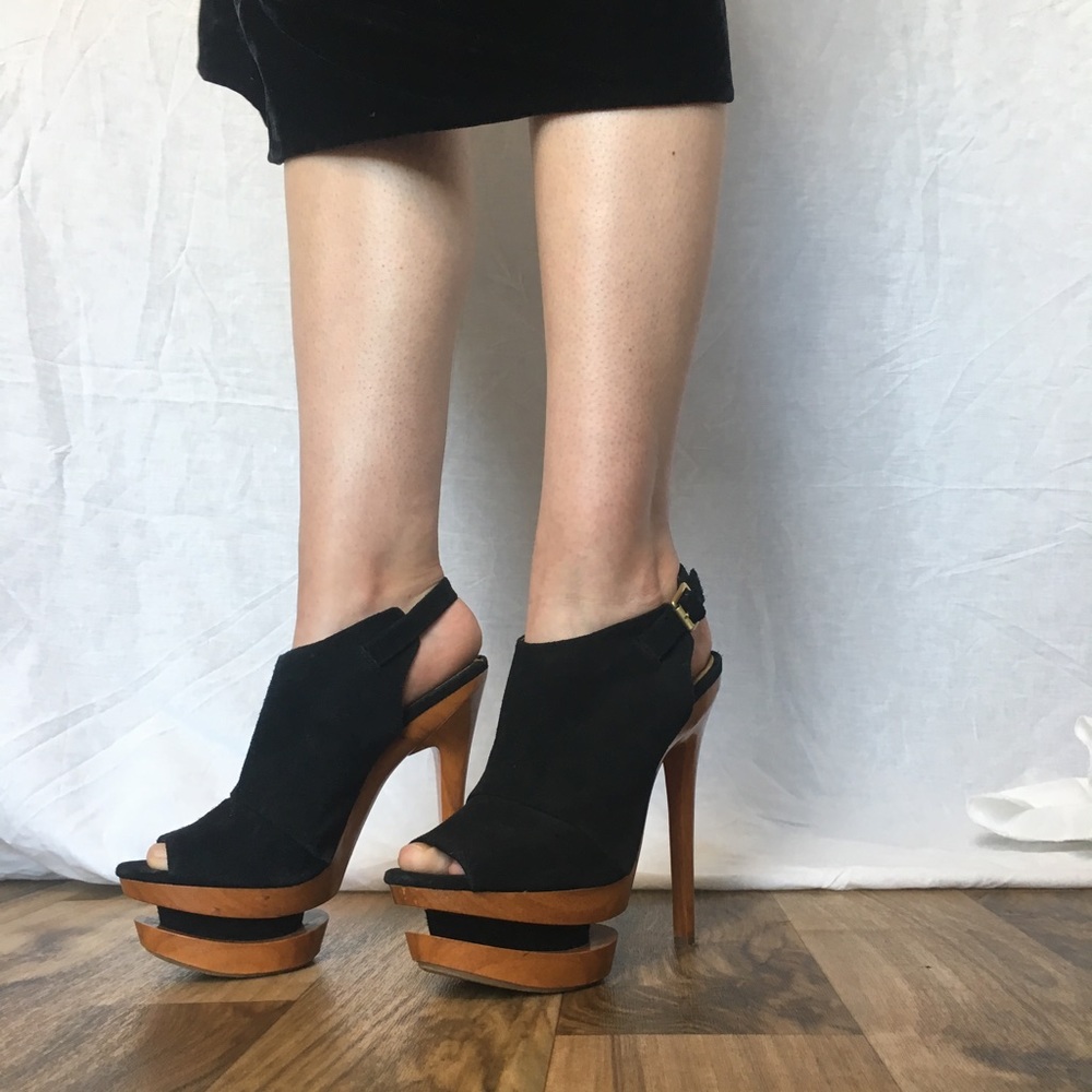 Jessica Simpson suede high heels